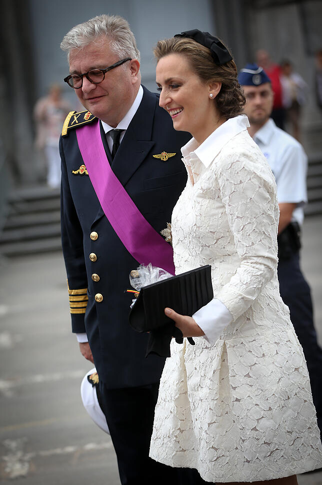 Prinz Laurent von Belgien (56) und seine britische Ehefrau Claire (45).