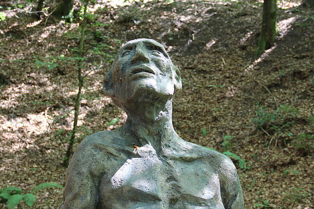 Der Rootweiler Künstler Siegfried Haas setzte den Häftlingen ein Denkmal.