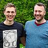 Zu zweit für eine Sache: Carl Stromann (links) und Robert Wesolowski bilden seit rund sechs Wochen die neue Vorstands-Spitze des ...