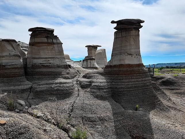 Drumheller (Badland) Hoodoos in Kanada. Foto: Brigitte Hofmann