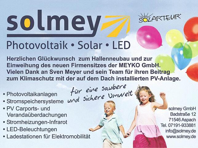 Bild 7: Neueröffnung und Umfirmierung zu MEYKO: Großes Festwochenende zur Neueröffnung am 11. und 12. Mai mit Leistungsschau und Blasmusik