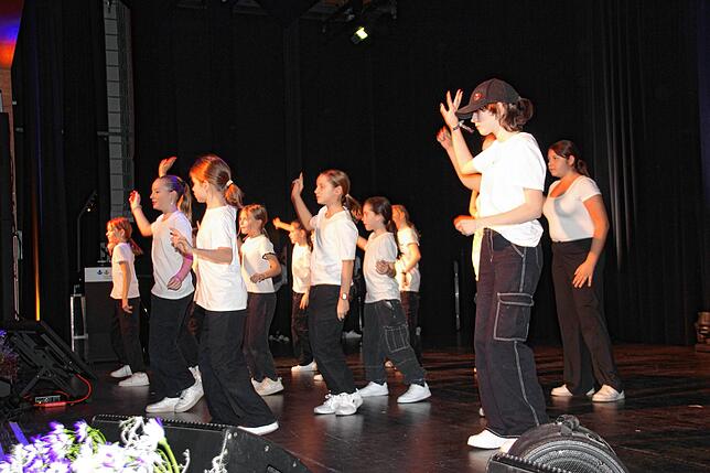 Die Hip-Hop Tanzgruppe No NameZ aus dem Jugendzentrum Tiengen (Juz).