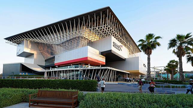 Futuristisch: Der Deutsche Pavillon bei der Weltausstellung (Expo) in Dubai. Bild: Sedus Stoll AG