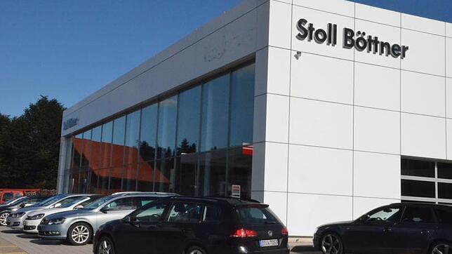 Die Niederlassung des Autohauses Stoll Böttner, die erst vor zwei Jahren eröffnet hatte. Stoll Böttner hat jetzt Insolvenz in ...