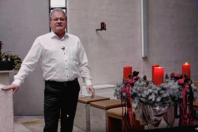 Pater Hans-Peter Becker von den Pallotinern auf Hersberg erinnert an den Advent als eine Zeit der Nähe Gottes.