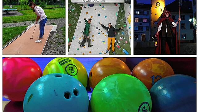 In Waldshut-Tiengen gibt es viel zur Erleben, egal ob drinnen oder draußen. Wie Minigolfspielen, Bouldern, eine Führung mit dem ...
