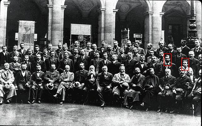 Psychiater und Neurologen lassen sich am 25. September 1894 im Arkadenhof der Universität Wien bei der 66. Versammlung deutscher ...