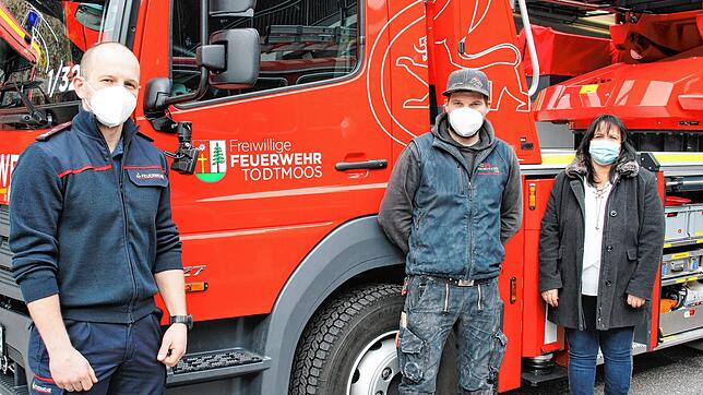 Die Todtmooser Feuerwehr lud zum Informationstag ein, um neue Mitglieder zu gewinnen. Die Nachfrage hielt sich aber in Grenzen. Im Bild ...