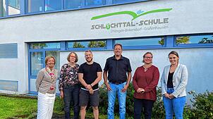 Neue Lehrkräfte gibt es an der Schlüchttalschule Ühlingen-Birkendorf/Grafenhausen (von links): Anna Isele, Katharina Stenzel, Simon ...