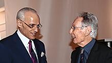 Fritz Link und Horst Ziegler (von links) prägten als bislang einzige Bürgermeister die 50-jährige Geschichte der Gesamtgemeinde ...