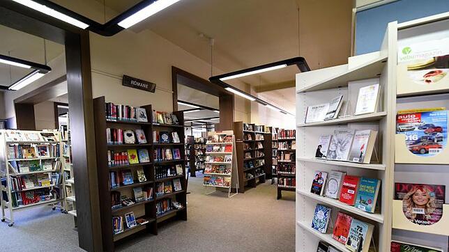 Blick in die Stadtbibliothek St.Georgen: Hier findet am 24.Oktober ein Infoabend für Nutzer stattBild: privat