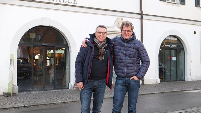Freuen sich auf die neue Herausforderung: Dirk Limberger (links) und Marco Waibel eröffnen gemeinsam mit Pino Arena im Februar eine neue ...