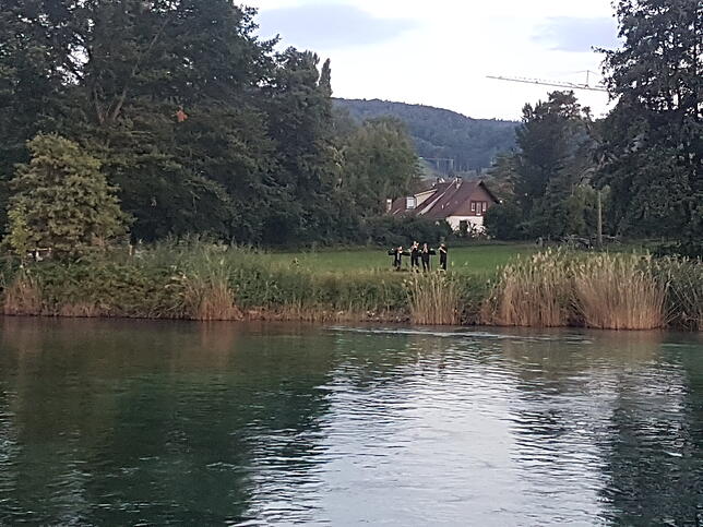 Eines der Quartette war auf der Uferwiese Moosberger platziert.