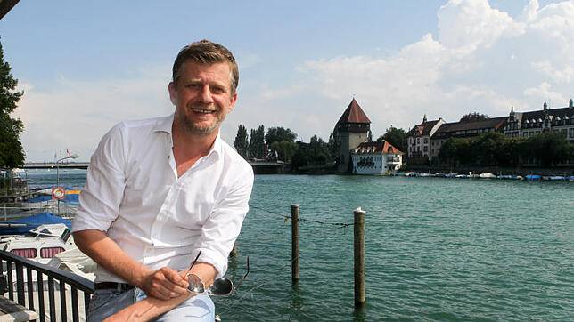 In Konstanz fühlt sich der Schauspieler Andreas Guenther wohl – dieses Bild entstand am Seerhein. Wenn er am Bodensee ist, ist der ...