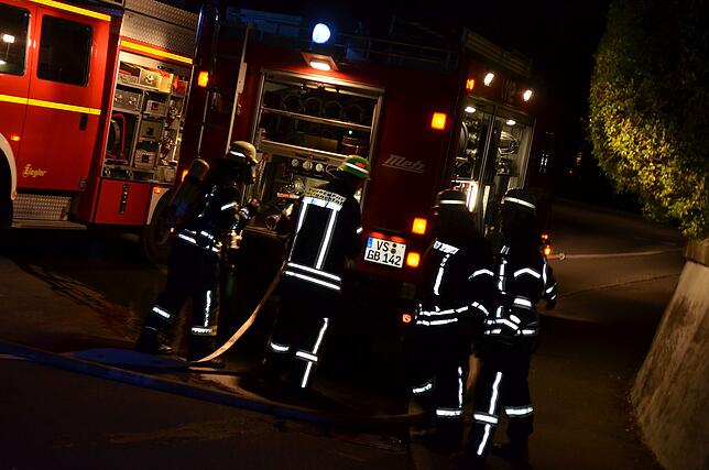 Bild 16: Bilder vom Scheunenbrand in Klengen