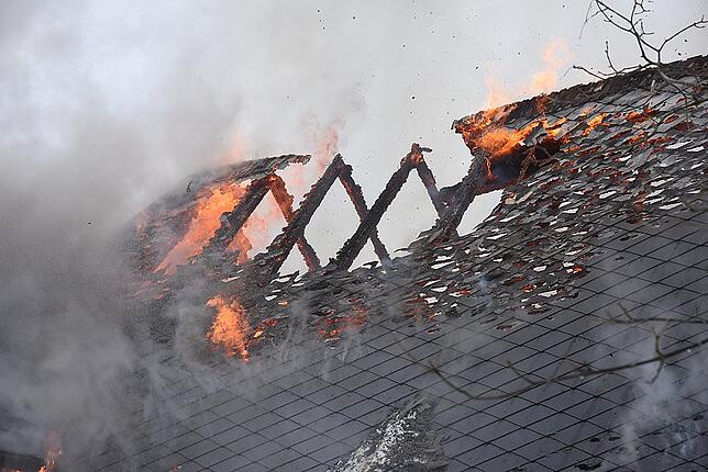 Bild 25: Bilder vom Großeinsatz der Feuerwehr