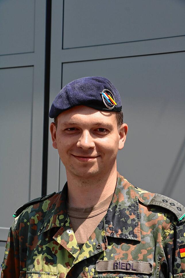 Presseoffizier Philipp Riedl