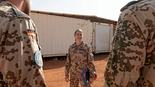 Major Stefanie Herzer war die Chefin der Unterstützungskompanie des Deutschen Einsatzkontingentes in Mali.