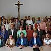 Die Gründungsmitglieder des Fördervereins Gemeinschaftszentrum Pater-Jordan-Haus und der Vorstand (sitzend, von links): Ulrich Mück ...