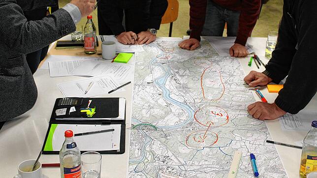 Eine Aufnahme aus dem Beteiligungsverfahren zur A 98: Das Bild wurde im November 2019 aufgenommen, als die erste Planungswerkstatt der ...