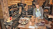 Historische Schuhmacherwerkstatt im Todtmooser Heimatmuseum.