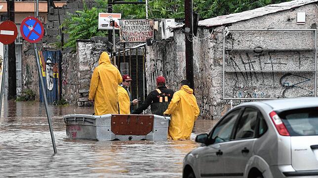 Volos in Griechenland erlebt heftige Überschwemmungen