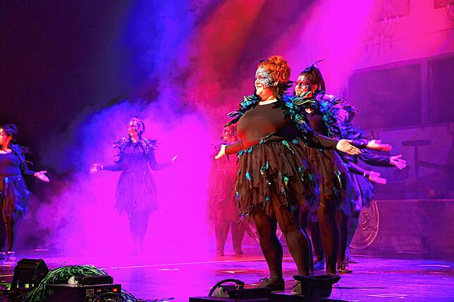 Bild 12: Hexenball: Mit Volldampf im Hexen-Express