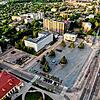 Die Stadt Berdytschiw von oben. Sie soll Partnerstadt für Konstanz werden.