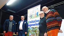 Wolfgang Engelmann, Thorsten Otterbach, Johannes Wilhelm und Johannes Ebbers (von links) bei der Versammlung der Freunde der Höri, wo ...
