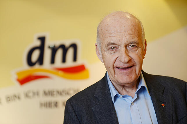 Götz Werner, deutscher Manager, Gründer und bis 2008 Chef der Drogeriemarkt-Kette. Werner will jedem Menschen ein selbstbestimmtes Leben ...