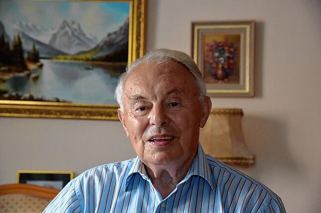 Arthur Metzger, Betriebsratsmitglied bei der KHD Gießerei Fahr in Stockach, die 1984 geschlossen wurde.