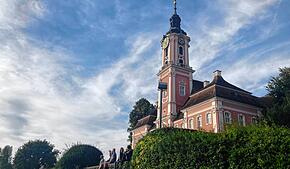 Die Birnau ist eine beliebte Wallfahrtkirche am Bodensee (Archivbild), doch nun wurde darin eingebrochen.