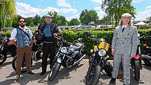 Bild : So schick! Der Distinguished Gentleman’s Ride sorgt am Bodensee für Staunen