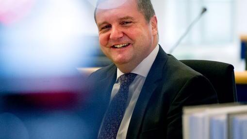 Stefan Mappus im Jahr 2014 im Stuttgarter Landgericht.
