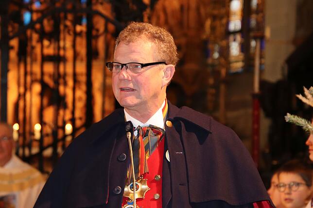 Fastnacht und Kirche sind für Überlingens Narrenvater Thomas Pross &bdquo;kulturprägend und große gesellschaftliche Ereignsse&ldquo;, ...