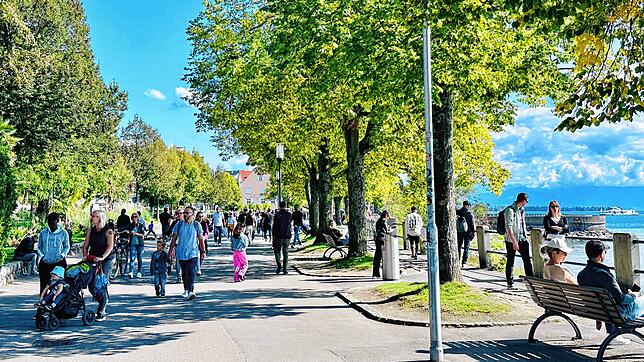 Die Uferpromenade ist ein Aushängeschild der Stadt Friedrichshafen. Doch Sanierung und Neugestaltung lassen auf sich warten.