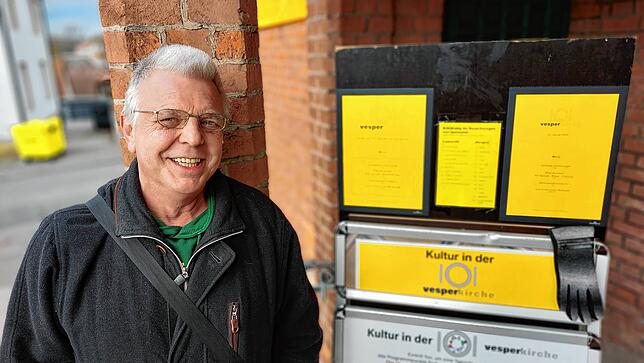 Sozial engagiert: Andreas Schalk besucht seit zwölf Jahren die Vesperkirche und hat immer ein offenes Ohr für andere.