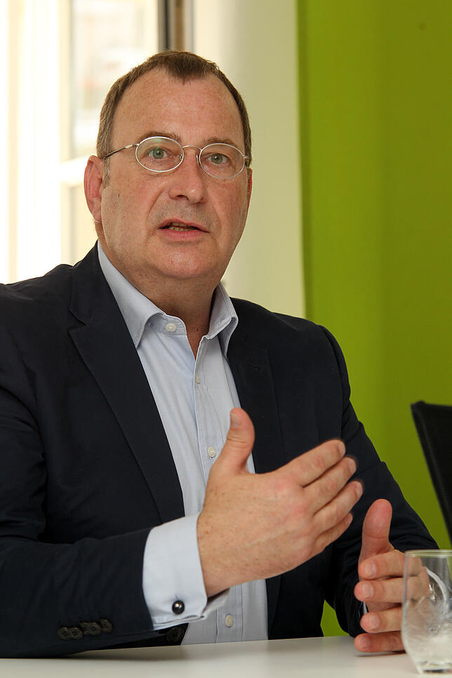 Neuer Geschäftsfüher des Bodenseeforum Konstanz Jochen Andrew Lohmar 2017 Foto: Oliver Hanser