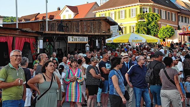 Strahlender Sonnenschein bescherte dem Markdorfer Stadtfest einen großen Besucherandrang. Die Hütten- und Laubenbetreiber freuten sich ...