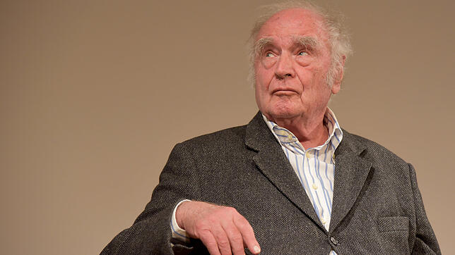 Martin Walser Mitte November bei der Vorstellung seines Buchs "Spätdienst" in Stuttgart.