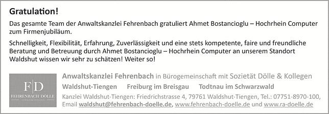 Bild 7: 20 Jahre Hochrhein Computer : Partner bei allen Fragen rund um die IT