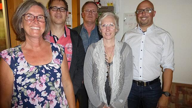 Der neue Ortschaftsrat von Hondingen (von links): Angelika Sittem Axel Fluck, Rolf Schwenk, Yvonne Heß und Manuel Schneider.