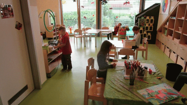 Bild : Die Kindergärten sollen ab dem 29. Juni wieder für alle öffnen. Wir haben uns umgehört, wie der Alltag unter besonderen Bedingungen abläuft
