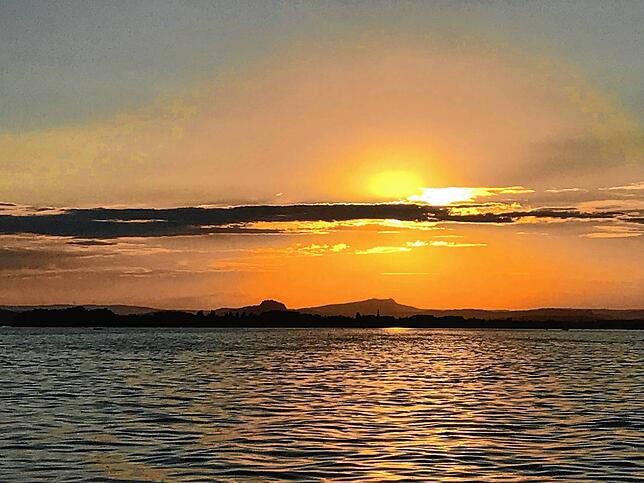 Sonnenuntergang über dem Gnadensee