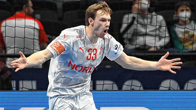 Gehört mit seiner Mannschaft zu den Topfavoriten bei der Handball-WM: Der Däne Mathias Gidsel.