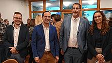 Sie sind bei der Wahl angetreten (von links): Manuel Strasser, Christoph Huber, Andreas Lipp und Amtsinhaberin Jacqueline Alberti.