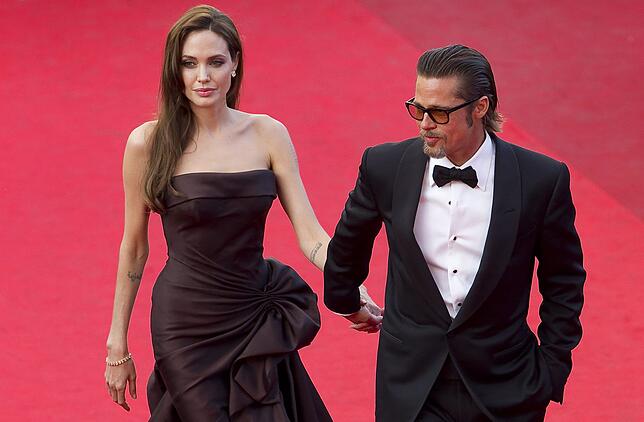 Traumpaar auf dem roten Teppich: Angelina Jolie und Brad Pitt – auch bekannt als „Brangelina“ – im Mai 2011 in ...