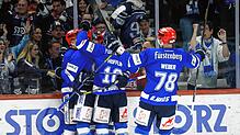 Über gleich vier Tore durften die Schwenninger Wild Wings beim Heimsieg gegen die Iserlohn Roosters jubeln.