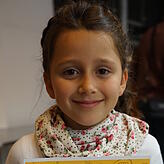 Layla Fangrat (7) hat sechs Bücher gelesen. Ihr liebstes Buch war &bdquo;Angry Birds. Ein Schwein kommt selten allein&ldquo;.