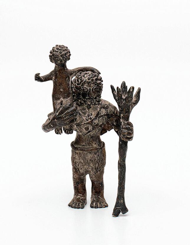 Christophorus mit dem Jesuskind, geschaffen von Jan Dix.